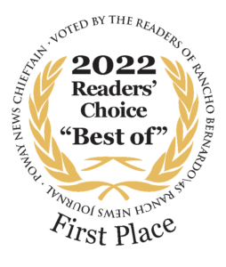 2022 Readers' Choice "Best of" from Rancho Bernardo award badge